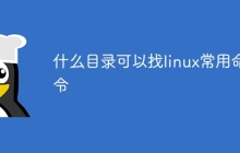 什么目录可以找linux常用命令