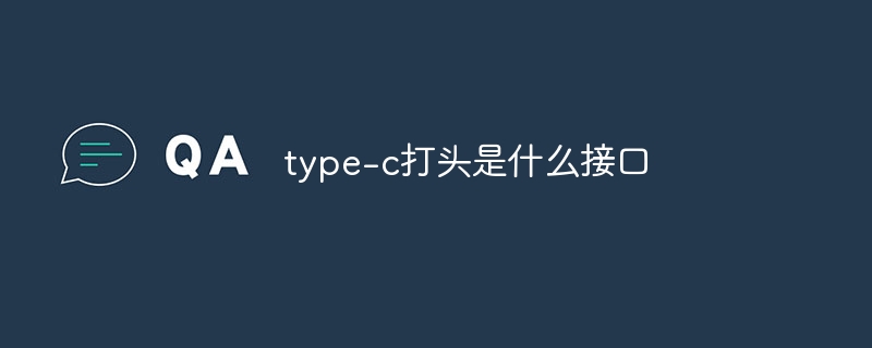 type-c打头是什么接口
