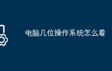 电脑几位操作系统怎么看