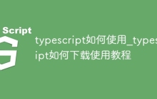 typescript如何使用_typescript如何下载使用教程