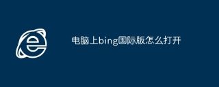 电脑上bing国际版怎么打开
