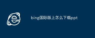 bing国际版上怎么下载ppt
