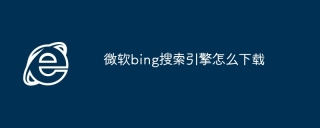 微软bing搜索引擎怎么下载