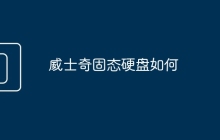 威士奇固態(tài)硬盤如何
