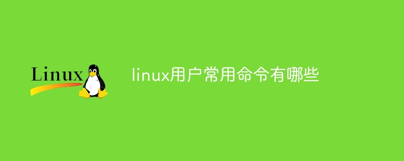 linux用户常用命令有哪些 - 小浪云数据