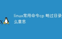 linux常用命令cp 略过目录什么意思