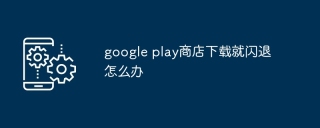 google play商店下载就闪退怎么办