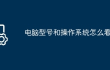 电脑型号和操作系统怎么看