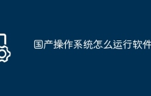 国产操作系统怎么运行软件