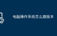 电脑操作系统怎么查版本