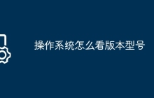 操作系统怎么看版本型号