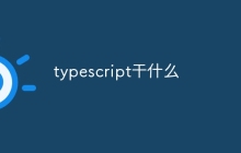 typescript干什么