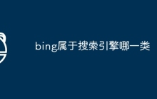 bing属于搜索引擎哪一类