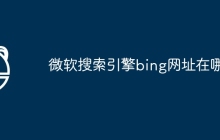 微软搜索引擎bing网址在哪