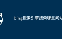 bing搜索引擎搜索哪些网站