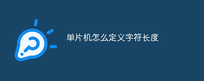 单片机怎么定义字符长度 - 小浪云数据