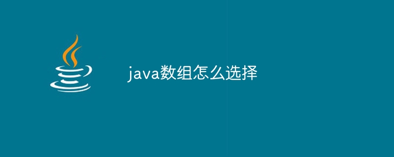 java数组怎么选择-小浪资源网