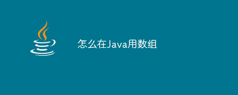 怎么在Java用数组