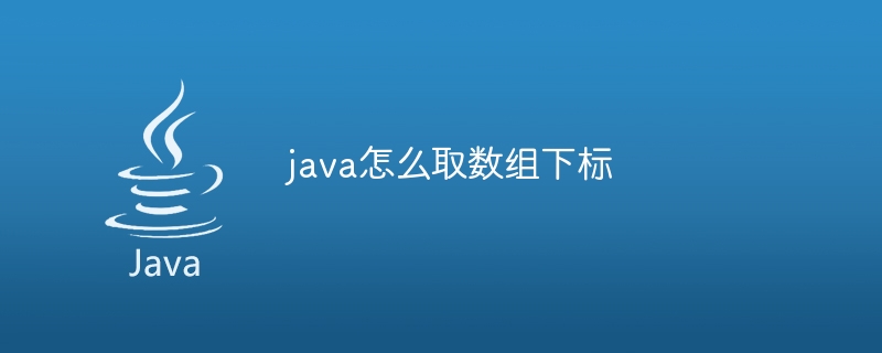 java怎么取数组下标-小浪资源网