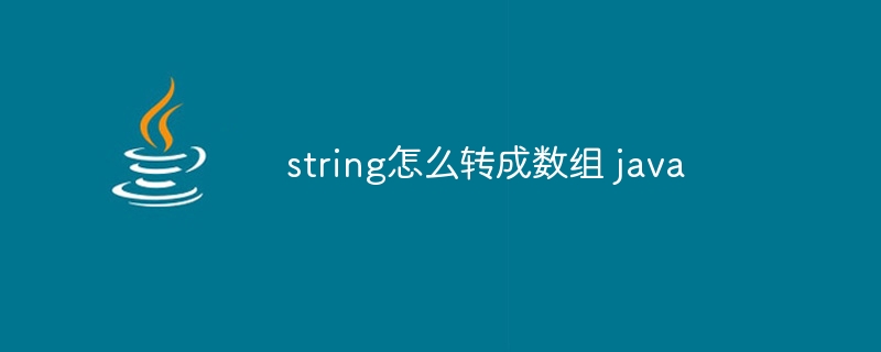 string怎么转成数组 java-小浪资源网