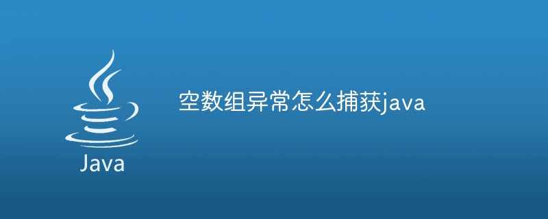 空数组异常怎么捕获java