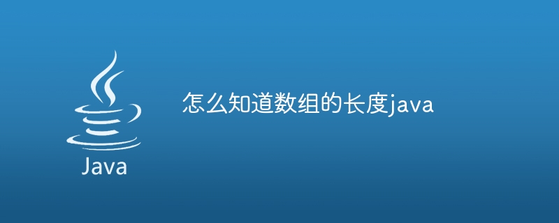 怎么知道数组的长度java