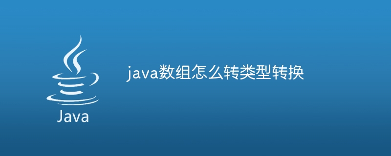 java数组怎么转类型转换-小浪资源网