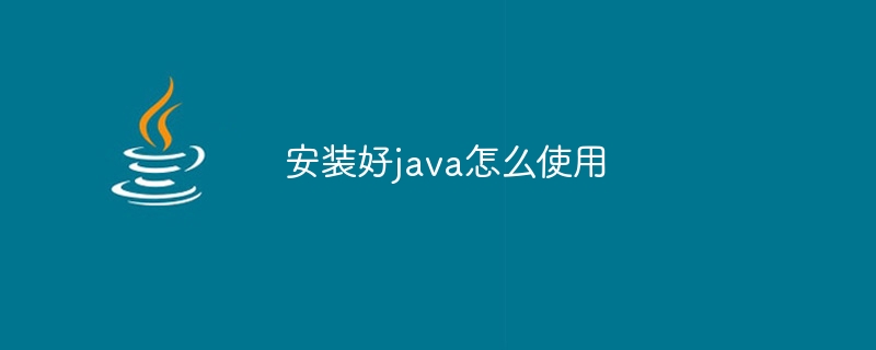 安装好java怎么使用-小浪资源网