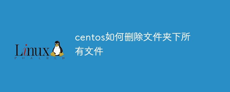 centos如何刪除文件夾下所有文件