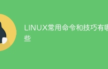 LINUX常用命令和技巧有哪些