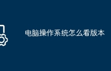 电脑操作系统怎么看版本