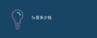 5r是多少钱