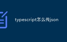 typescript怎么传json