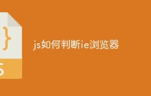 js如何判断ie浏览器