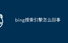 bing搜索引擎怎么回事
