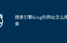 搜索引擎bing的网址怎么搜索