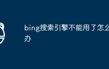 bing搜索引擎不能用了怎么办