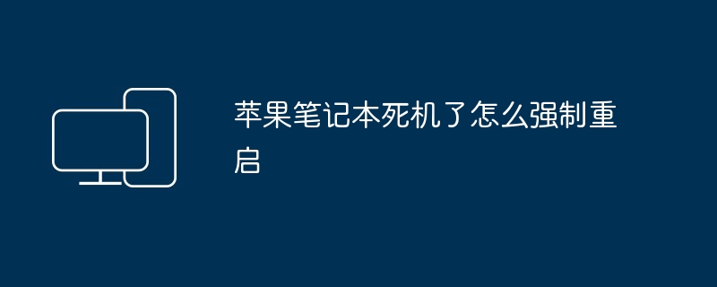 苹果笔记本死机了怎么强制重启