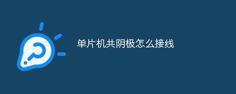 單片機共陰極怎么接線