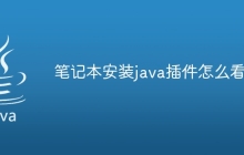 笔记本安装java插件怎么看