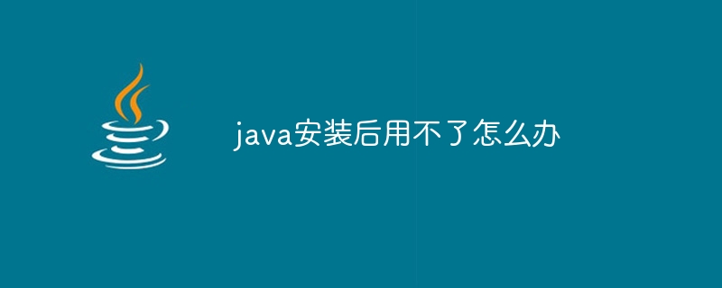 java安装后用不了怎么办 - 小浪资源网