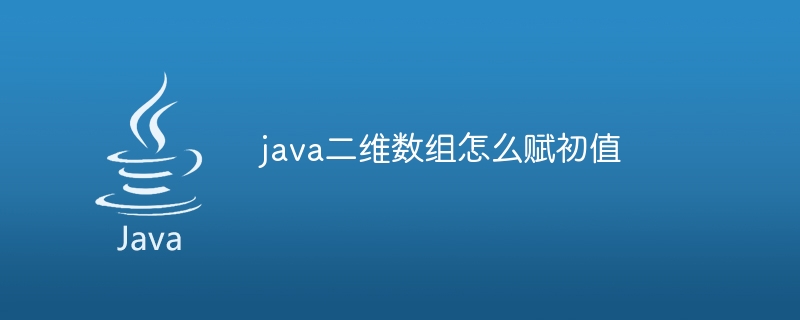 java二维数组怎么赋初值 - 小浪资源网