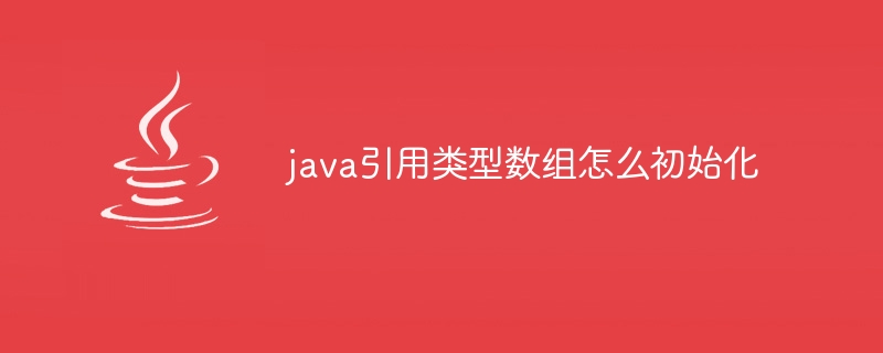 java引用类型数组怎么初始化 - 小浪资源网