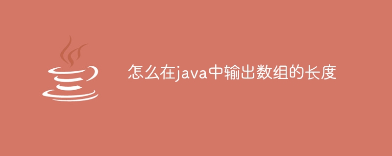 怎么在java中输出数组的长度 - 小浪资源网