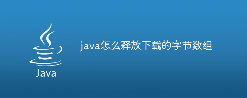 java怎么释放下载的字节数组 - 小浪资源网