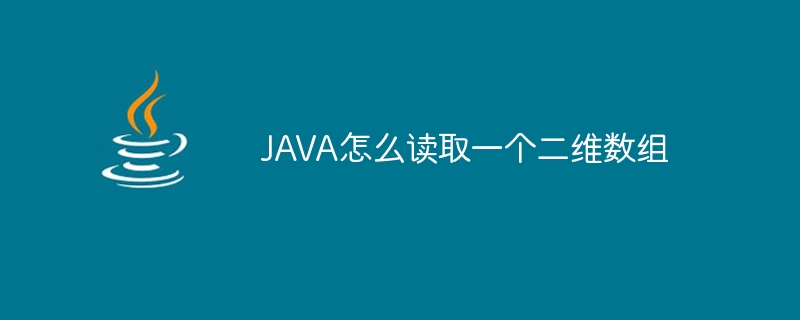 JAVA怎么读取一个二维数组 - 小浪资源网