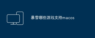 暴雪哪些游戏支持macos