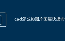 cad怎么加图片图层快捷命令