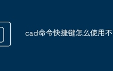 cad命令快捷键怎么使用不了