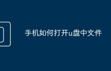 手机如何打开u盘中文件